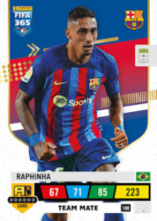 Raphinha FC Barcelona 2023 FIFA 365 Team Mate #180